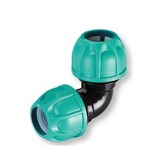 Codo para tubería de polietileno 3-4" (25 mm)