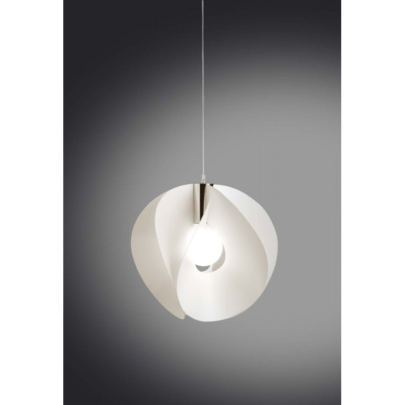 Lámpara colgante ATOM blanca diámetro 54x h50 cm