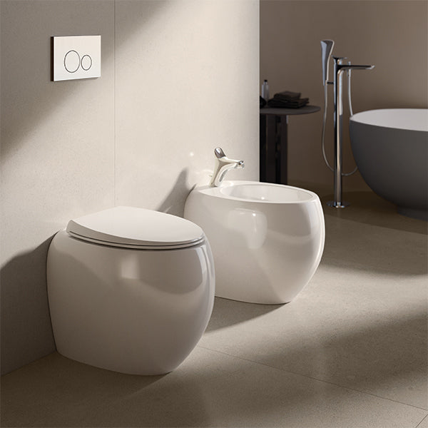 Florero a pared Cloud Rimless - Blanco mate
