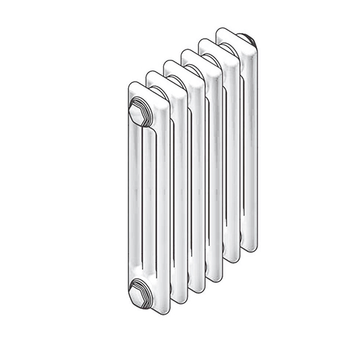 Calefacción elegante: radiador de tubo de acero Zehnder Charleston