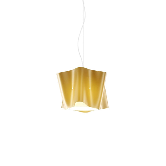 Nuevo Suspensión Gold en metal cromado cm. 25 x 25