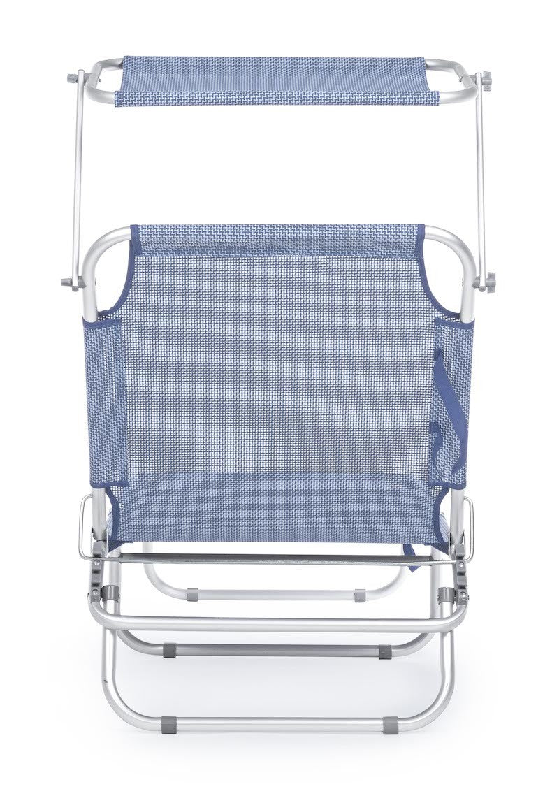 CAMA CON TECHO MIXTO AZUL CRUZADO