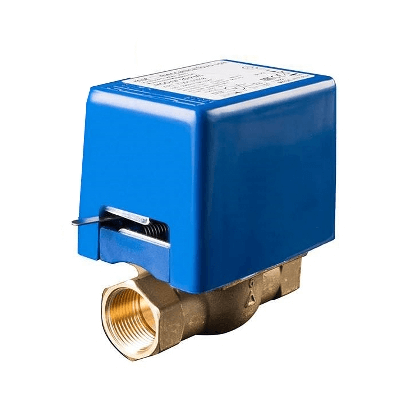 Válvula de zona de 2 vías con microinterruptor auxiliar 1" Gas F.