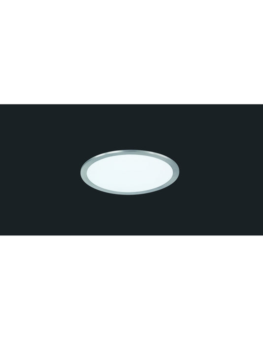 Plafón Led Phoenix Redondo 15w Níquel Ø30 cm Trio Lighting