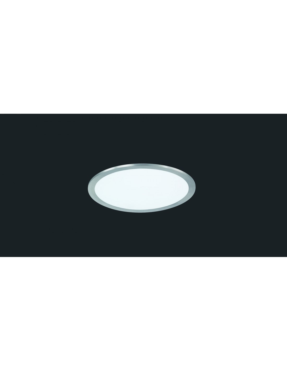 Plafón Led Phoenix Redondo 15w Níquel Ø30 cm Trio Lighting