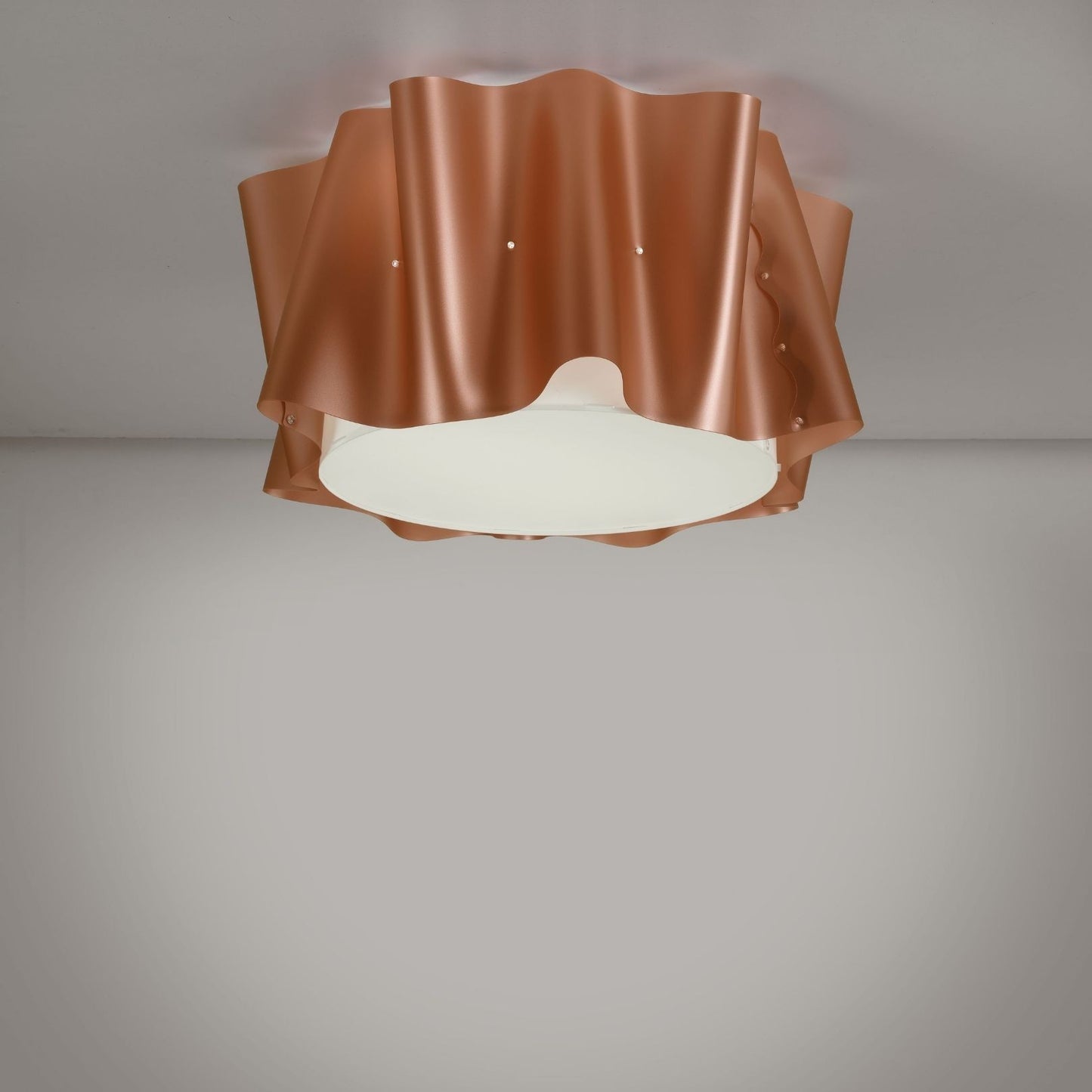 Plafón Cobre 5 Luces Cm. 60x32h