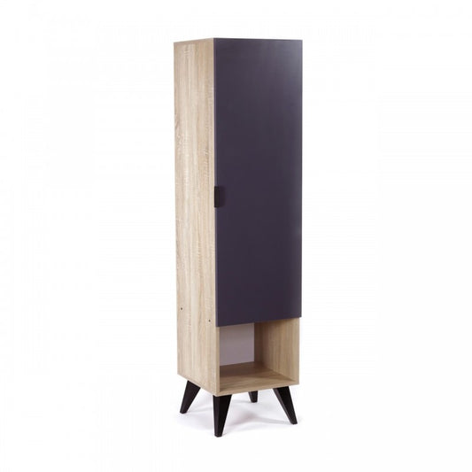Armario de entrada de dormitorio delgado para guardar ropa 45 x 45 x 182 h cm
