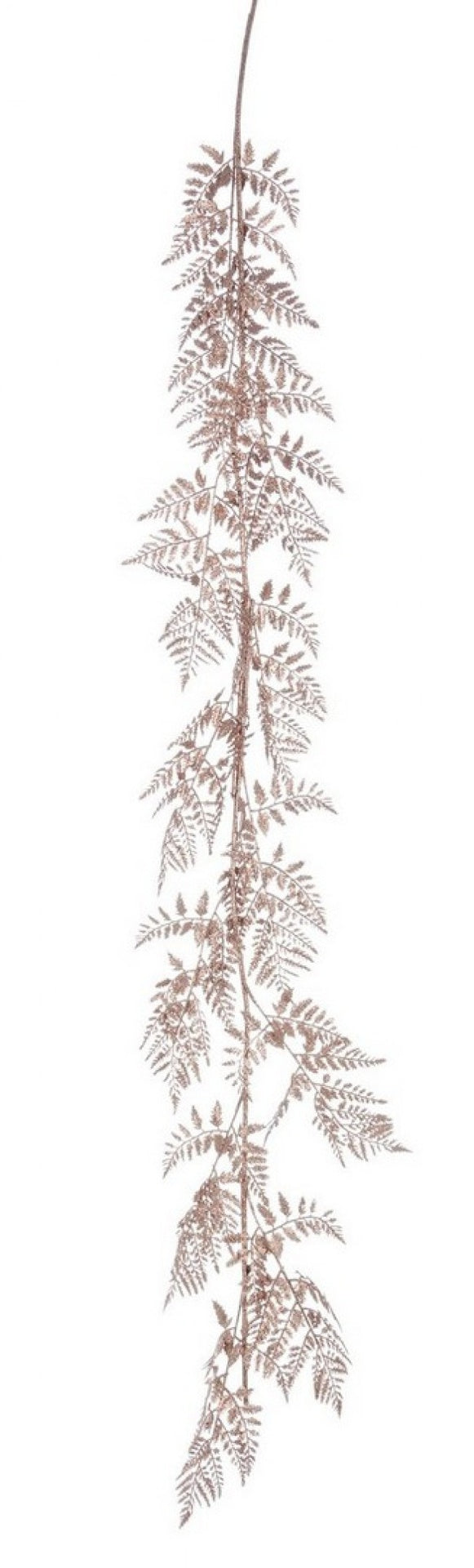 12x Guirnalda Adela Helecho Oro Rosa Al. 180 cm
