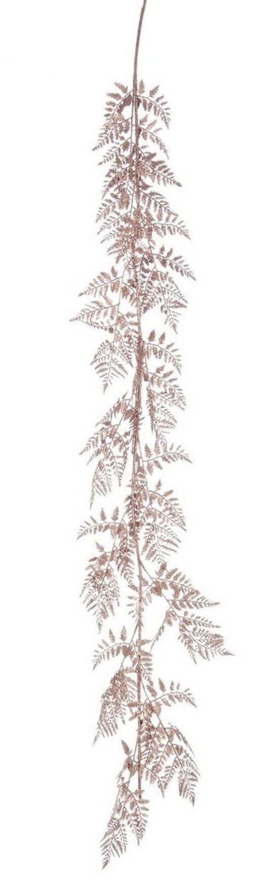 12x Guirnalda Adela Helecho Oro Rosa Al. 180 cm