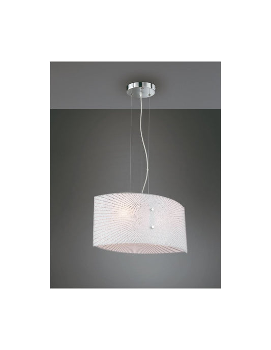 Elisa 2xE27 Lámpara de cocina con suspensión de vidrio transparente Trio Lighting
