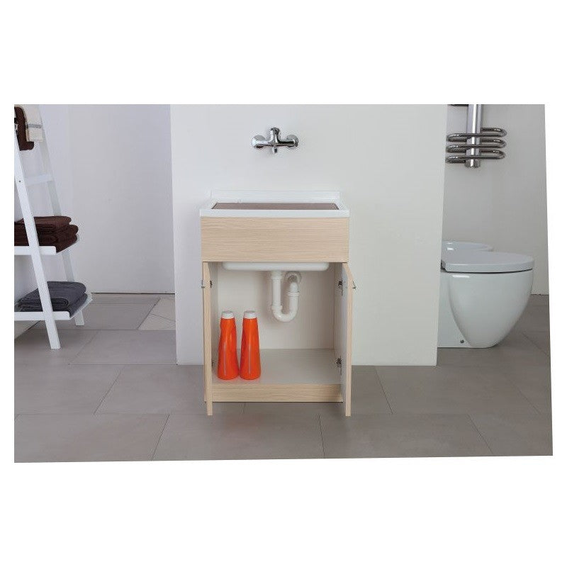 Fregadero de dos puertas Larice 60x50x h83 cm