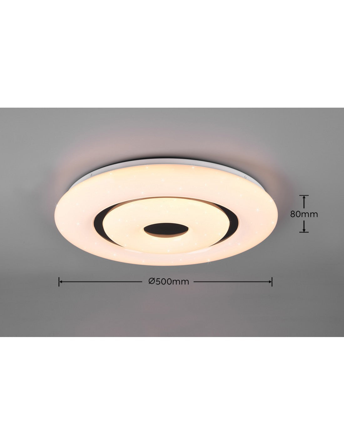 Lámpara de techo moderna Rana Star Effect LED Dimmer RGBW Trio Lighting