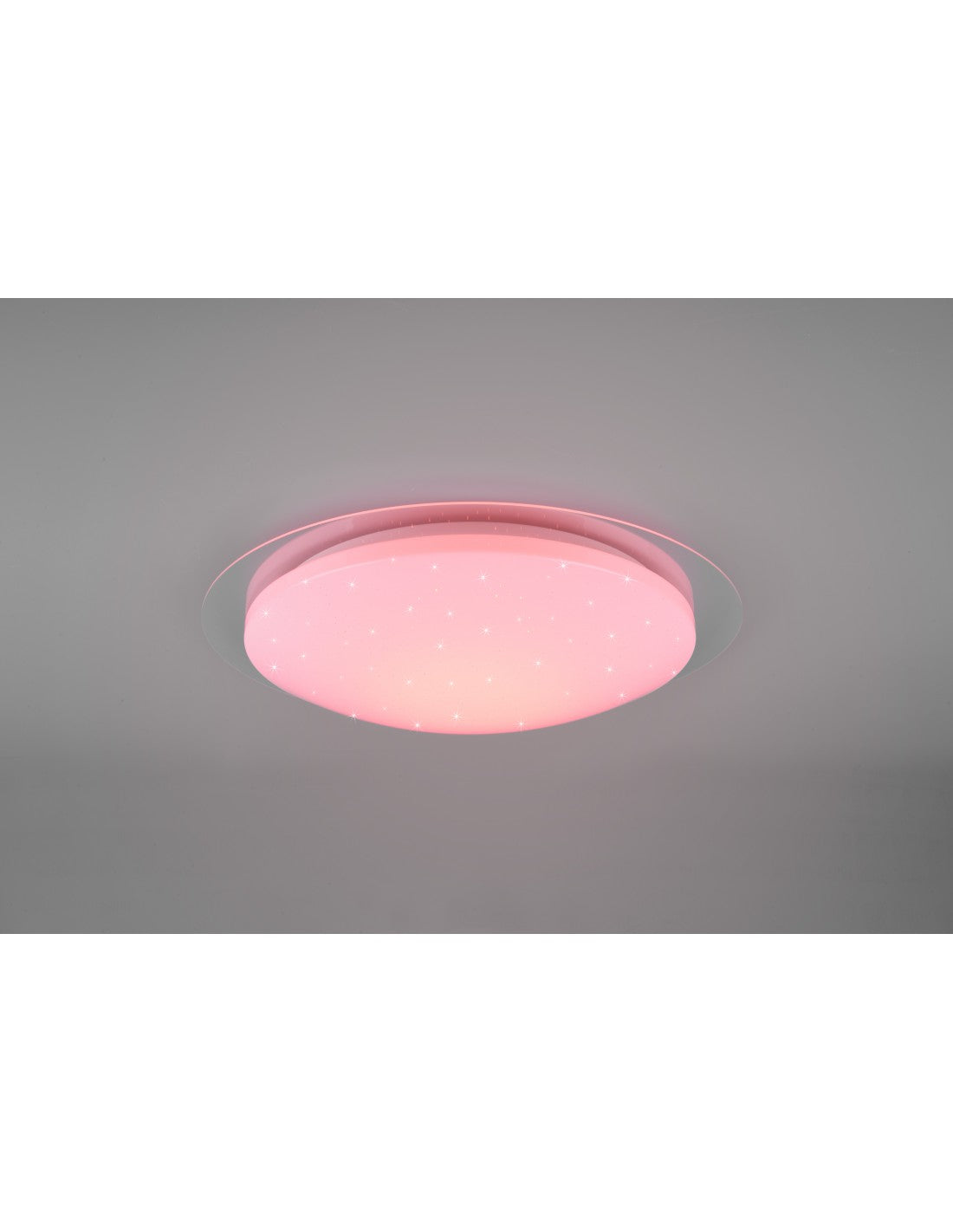 Frodeno Lámpara de techo exterior blanca efecto estrella IP44 Trio Lighting