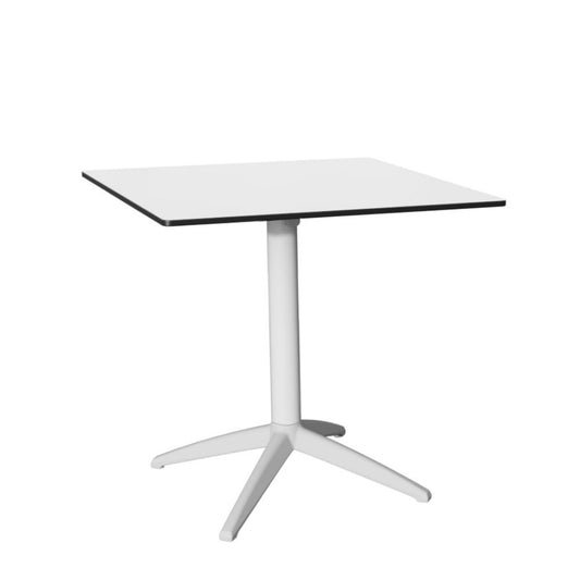 Mesa plegable Compact Cafè blanca 80x80