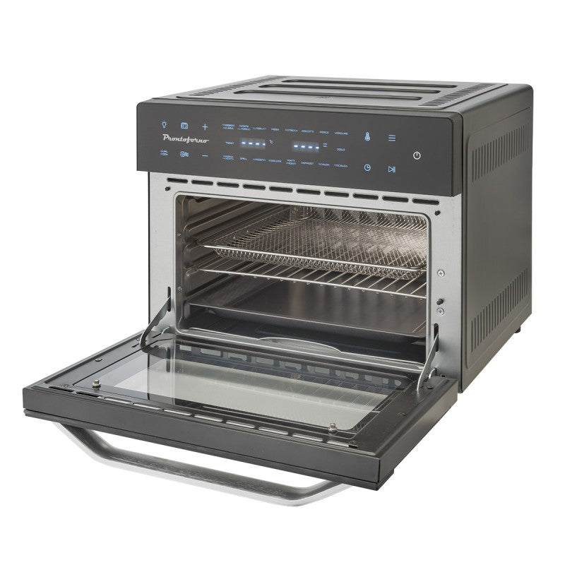 Horno electrónico ventilado de acero inoxidable de 30 litros. 