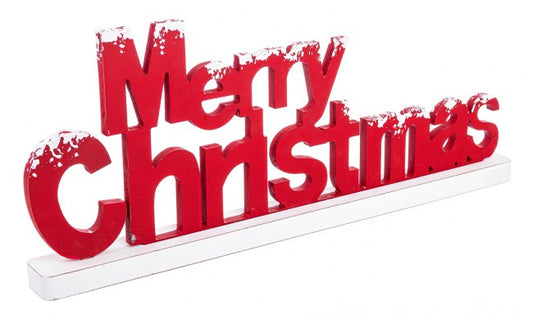 4x decoración navideña Feliz Navidad