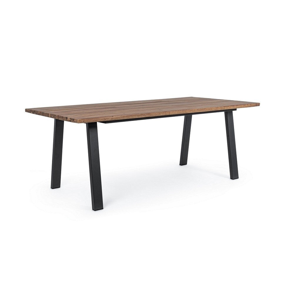 Mesa de centro Oslo de madera natural 200 x 100 cm