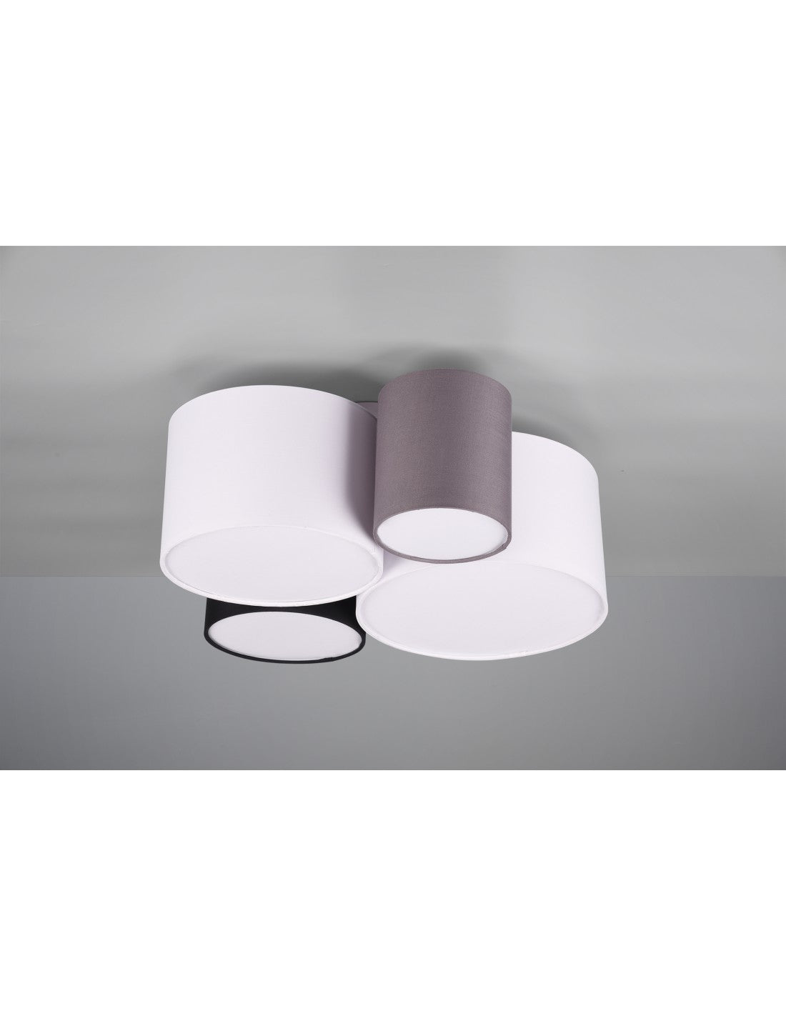 Lámpara de techo para hotel 4xE27 Multicolor Cilindros L50cm Trio Lighting