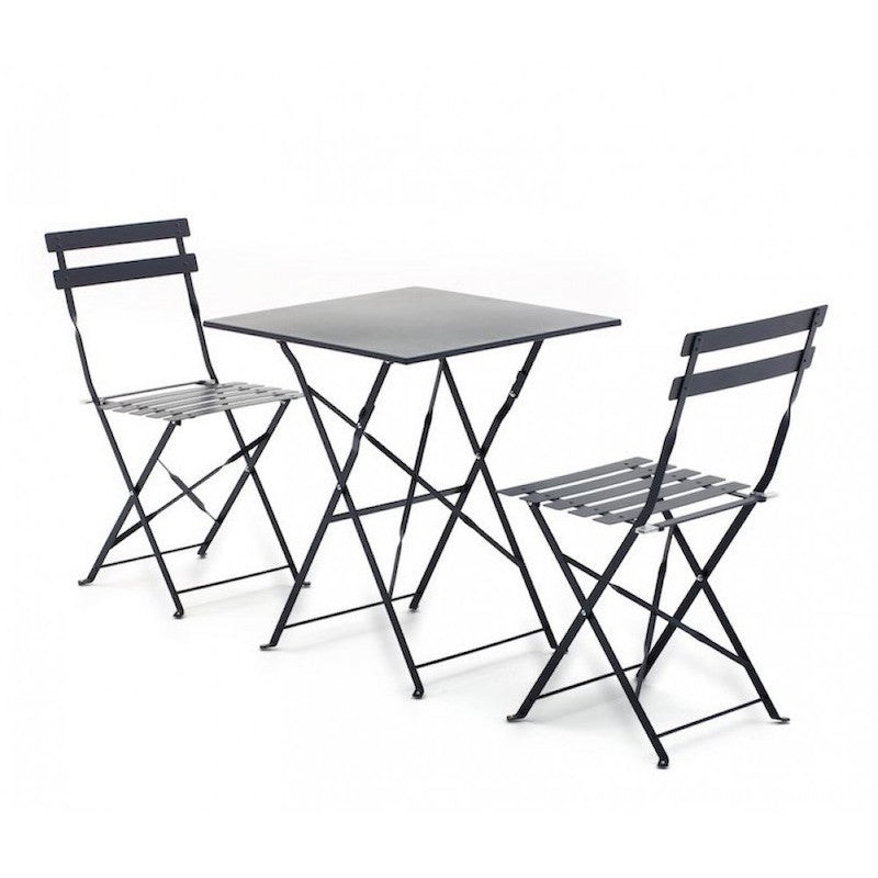 Conjunto bistro salmar antracita