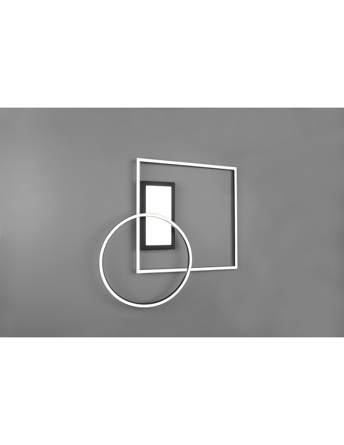 Downey Plafón Led 34w Negro L64 cm Regulable Trio Lighting
