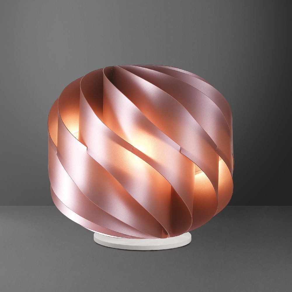 LAP Lámpara de mesa de metal rosa en plástico cm. 25 x 24 horas