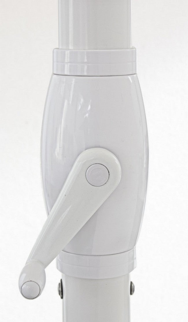 Paraguas de aluminio Alghero blanco gris claro