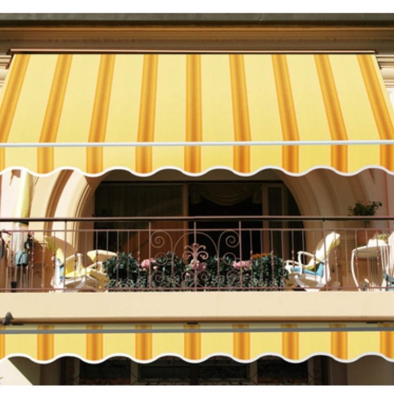 Toldo fijo inclinable Beige y Ocre ITACA 250x200 cm