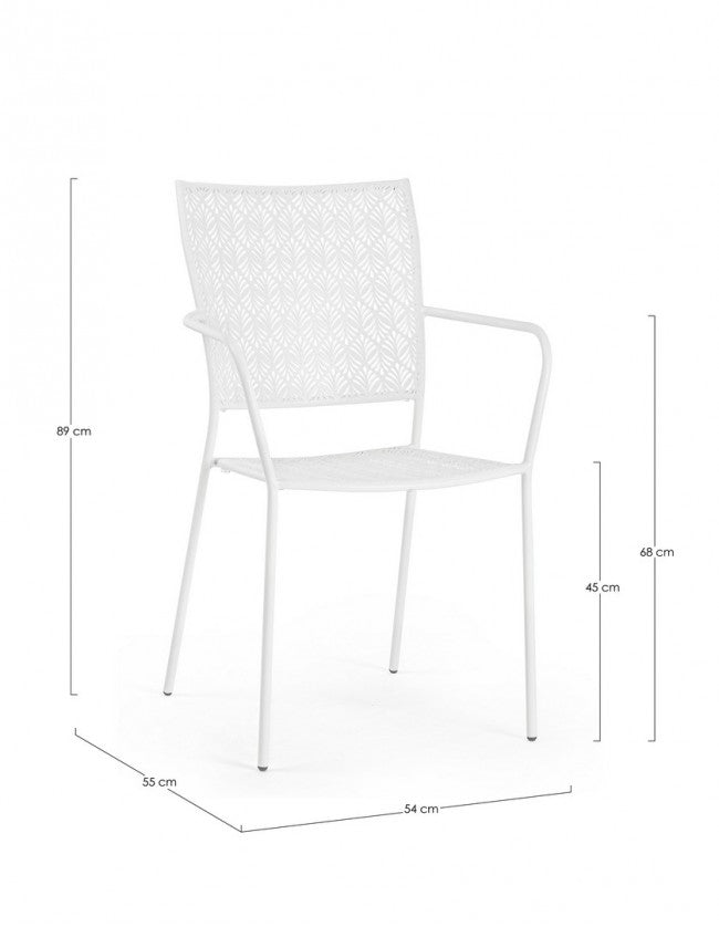 4x Silla C-Br Lizette Blanco