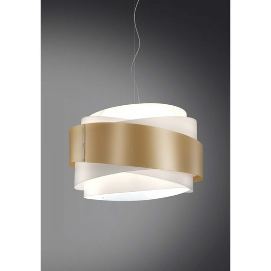 BEA lámpara colgante una luz Oro diámetro 60x h38 cm