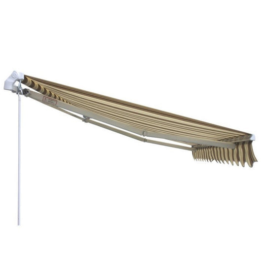Toldo fijo Itaca 2,5 x 2 metros color beige y verde Verdelook