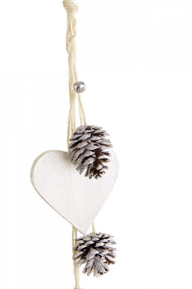 8x Hilo Illia Corazón 55Cm Nacarado