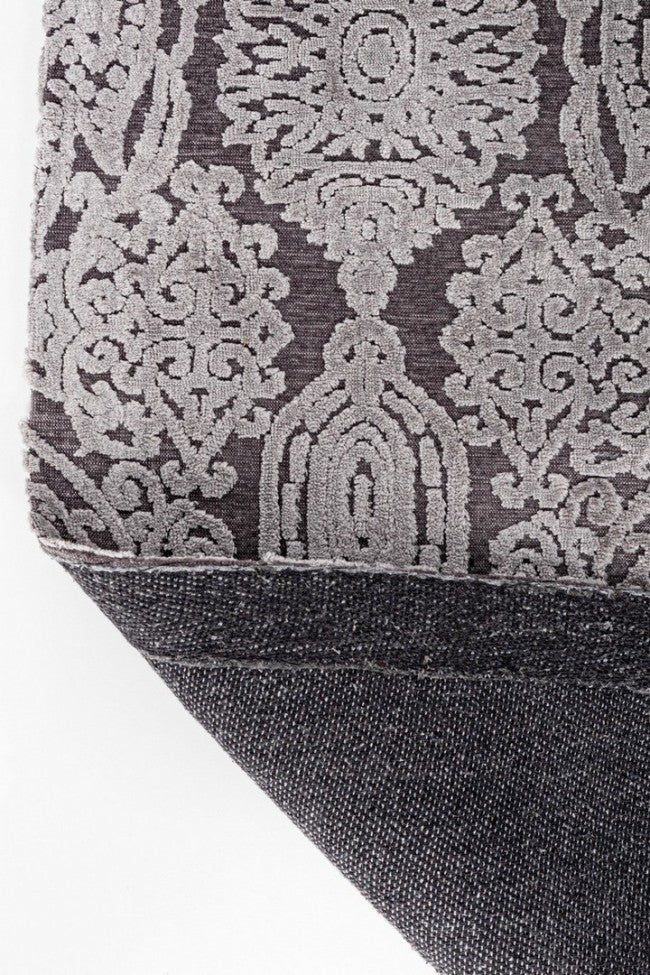 Alfombra retro moderna en viscosa Delhi 160 x 230 cm