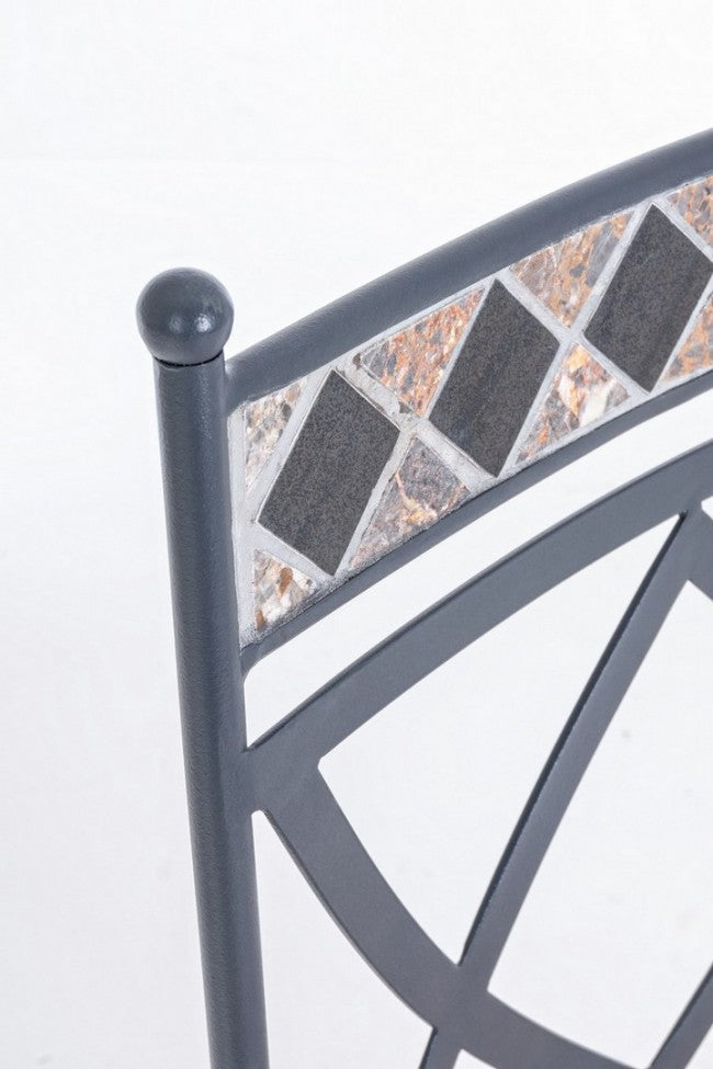 Silla de metal para exterior Berkley