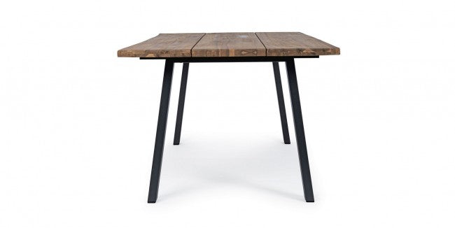 Mesa de centro Oslo de madera natural 200 x 100 cm