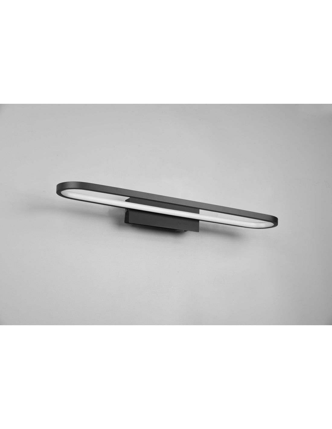 Lámpara de espejo LED para baño moderno Gianni negro IP44 Trio Lighting