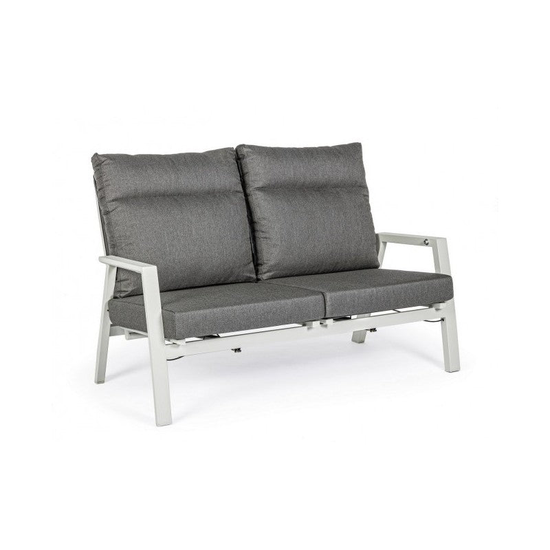 Sofá exterior 2 plazas reclinable 152x81x98h cm