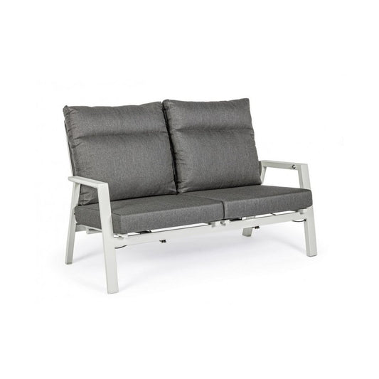 Sofá exterior 2 plazas reclinable 152x81x98h cm