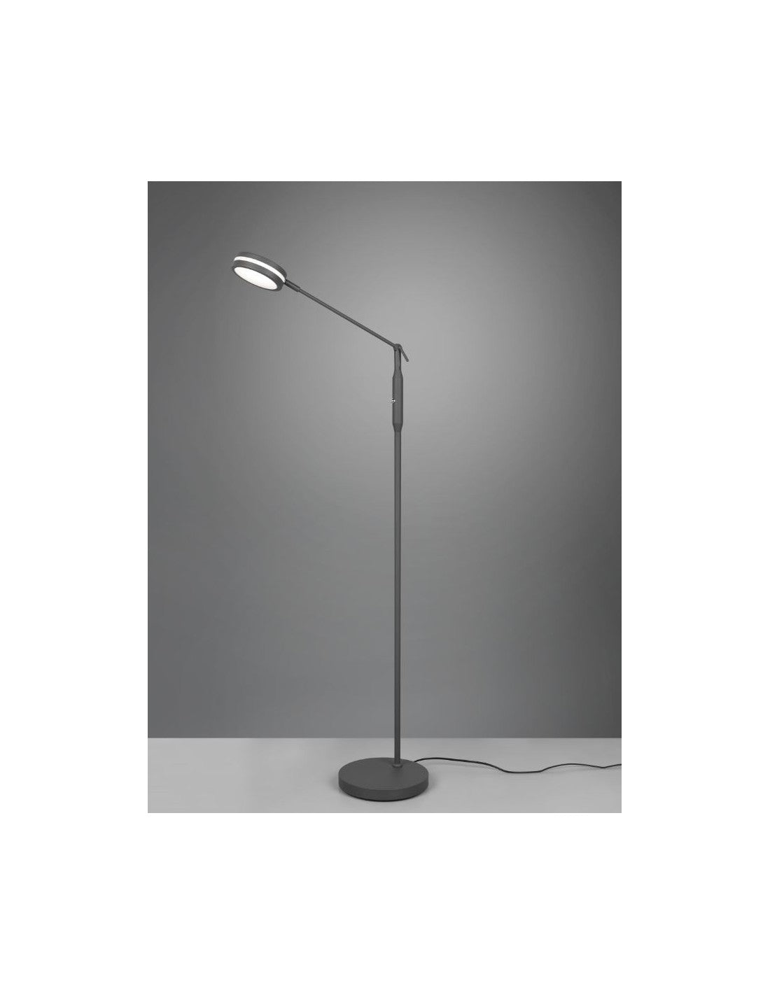 Lámpara de Pie Lineal Touch Led Disco Regulable Franklin Antracita Trio Lighting