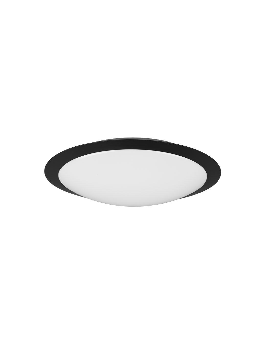 Plafón de baño Umberto Led 18w IP44 Negro Ø42 cm Trio Lighting