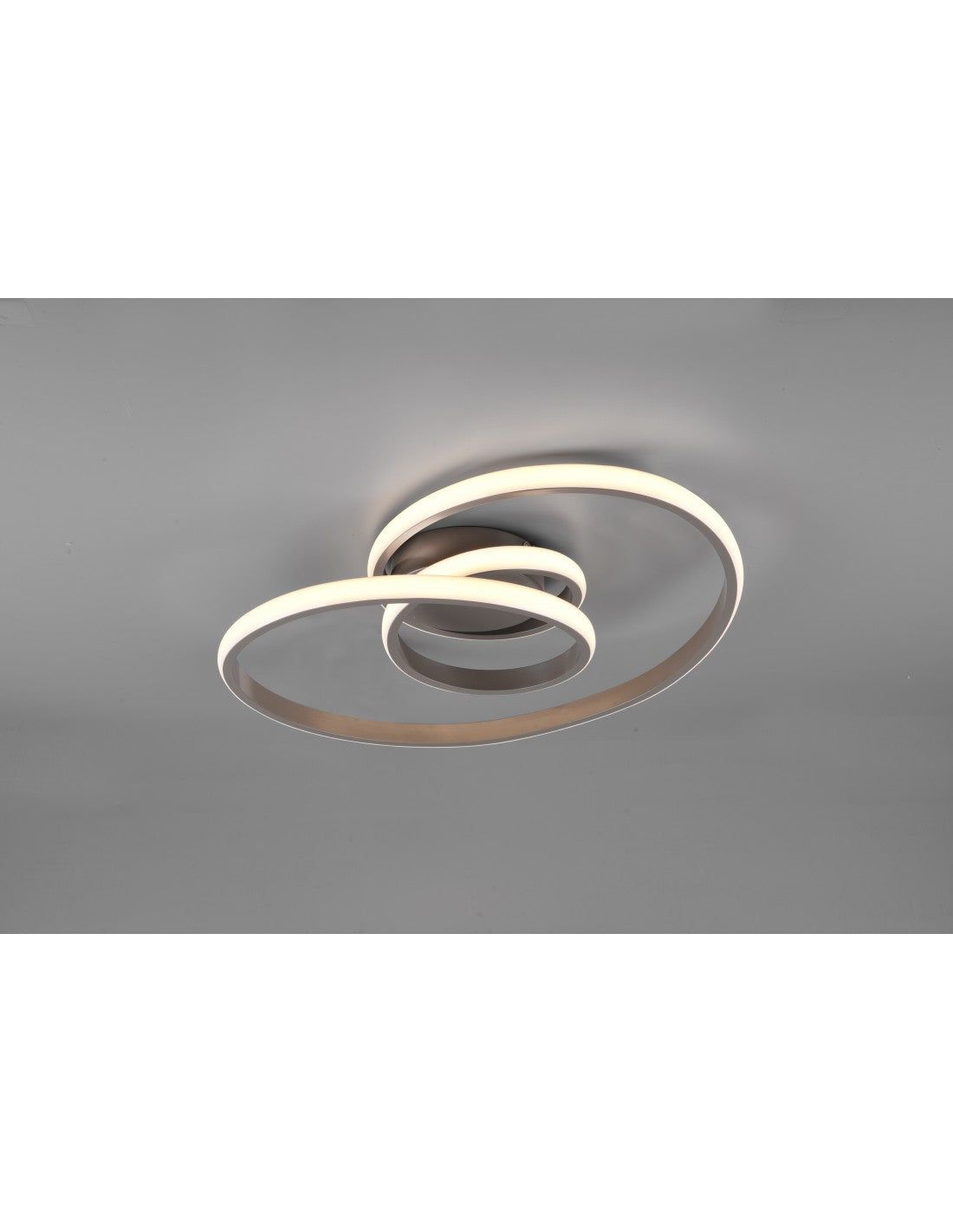 Plafón LED Sansa 18,5w Regulable Níquel L53 cm Trio Lighting