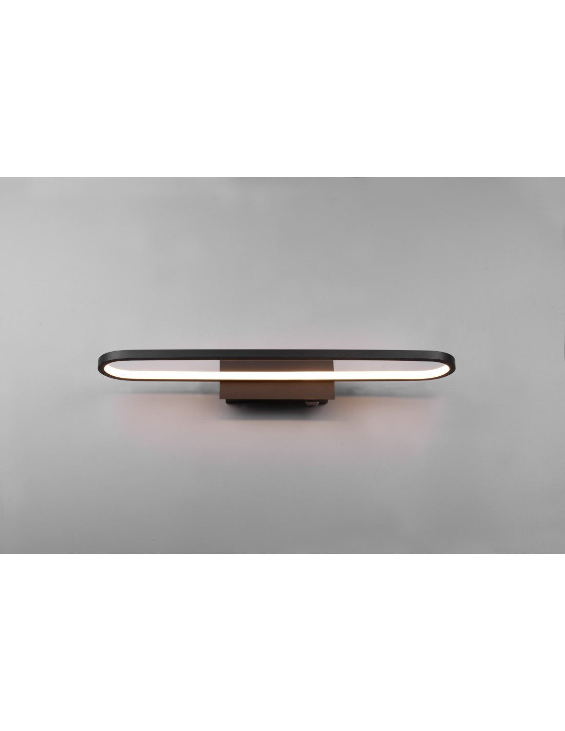 Lámpara de espejo LED para baño moderno Gianni negro IP44 Trio Lighting