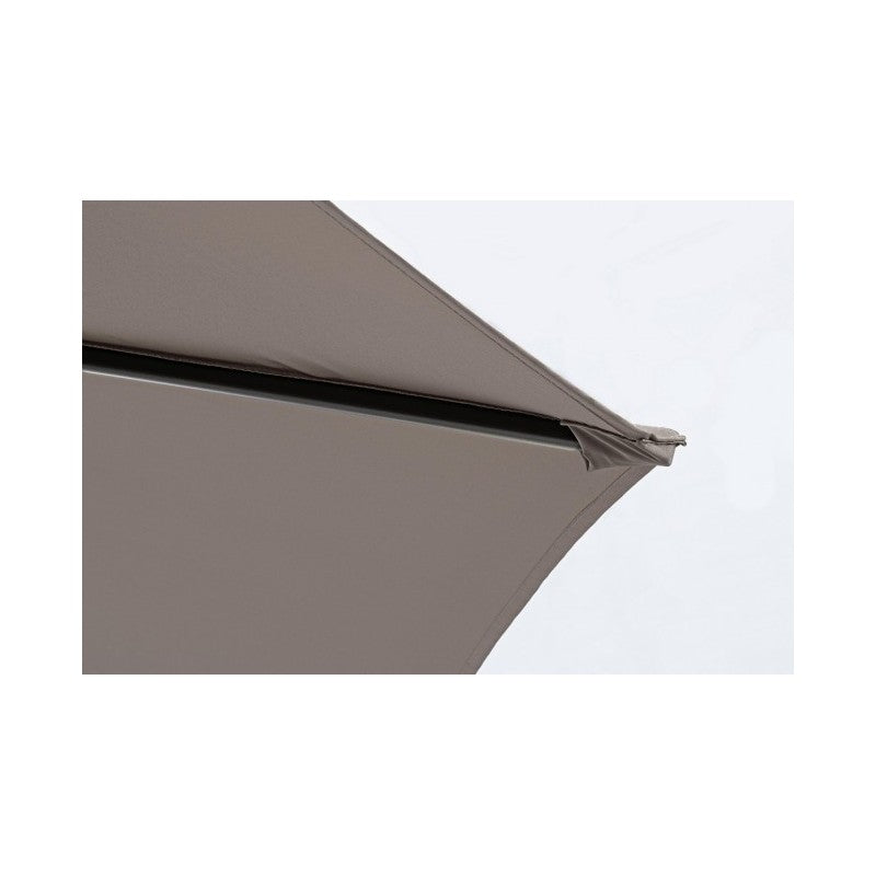 Sombrilla de jardín con brazo 360° Texas 300x h260 cm Antracita-Gris tórtola