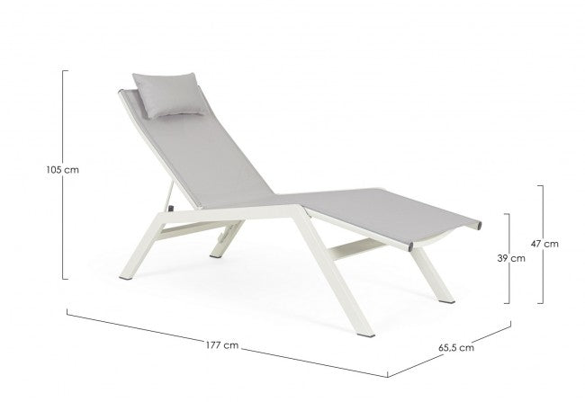 Chaise Longue CP Krion Lunar
