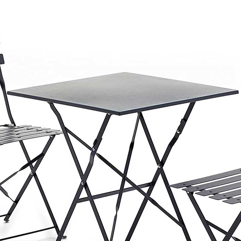 Conjunto bistro salmar antracita