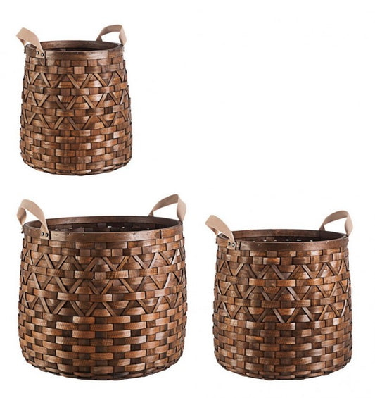 Set3 Cesta 2M Lisette A Marrón
