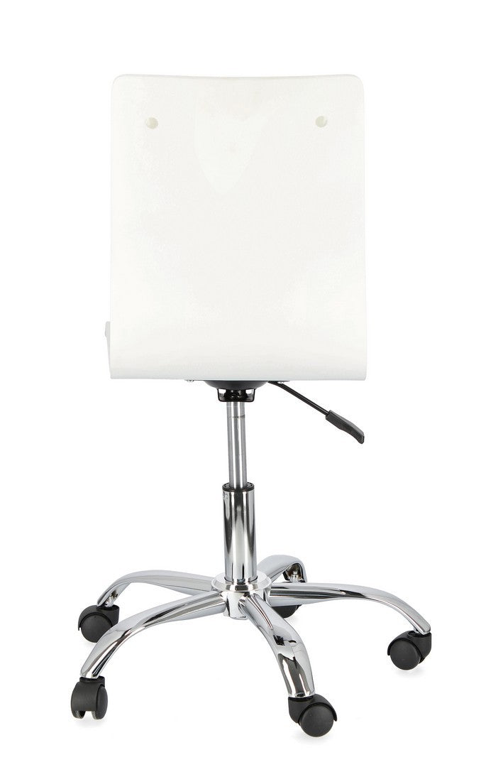 Silla de oficina Young Paris acero símil piel 42,5 x 40 x 87 cm