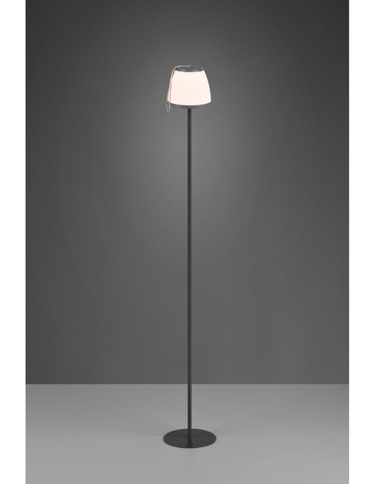 Lámpara de Pie Moderna Led Touch Antracita Domingo IP44 Trio Lighting