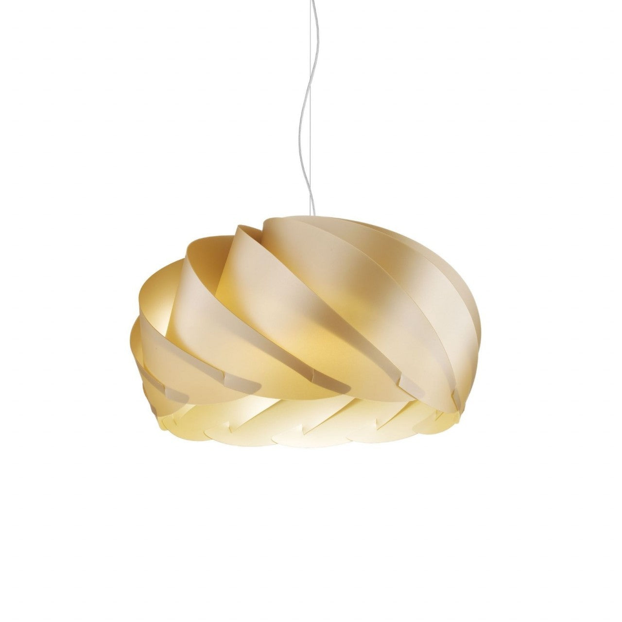 Nueva Suspensión Dorada en Metal Cromado Cm. 50 x 35h