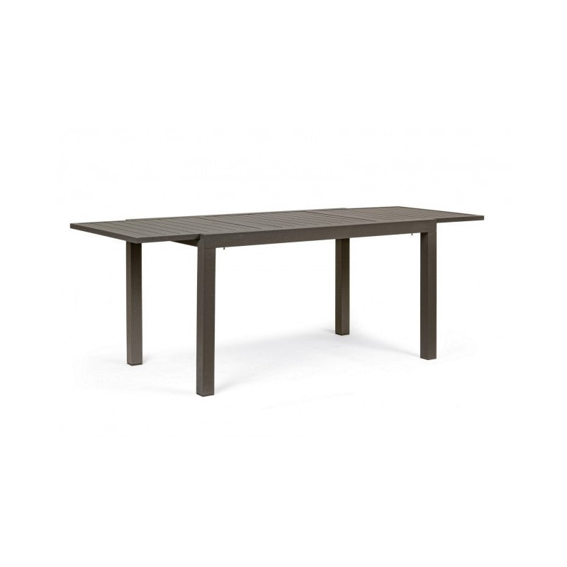 Mesa extensible de aluminio para exterior Caffè HILDE YK14 140-210x77x h75 cm
