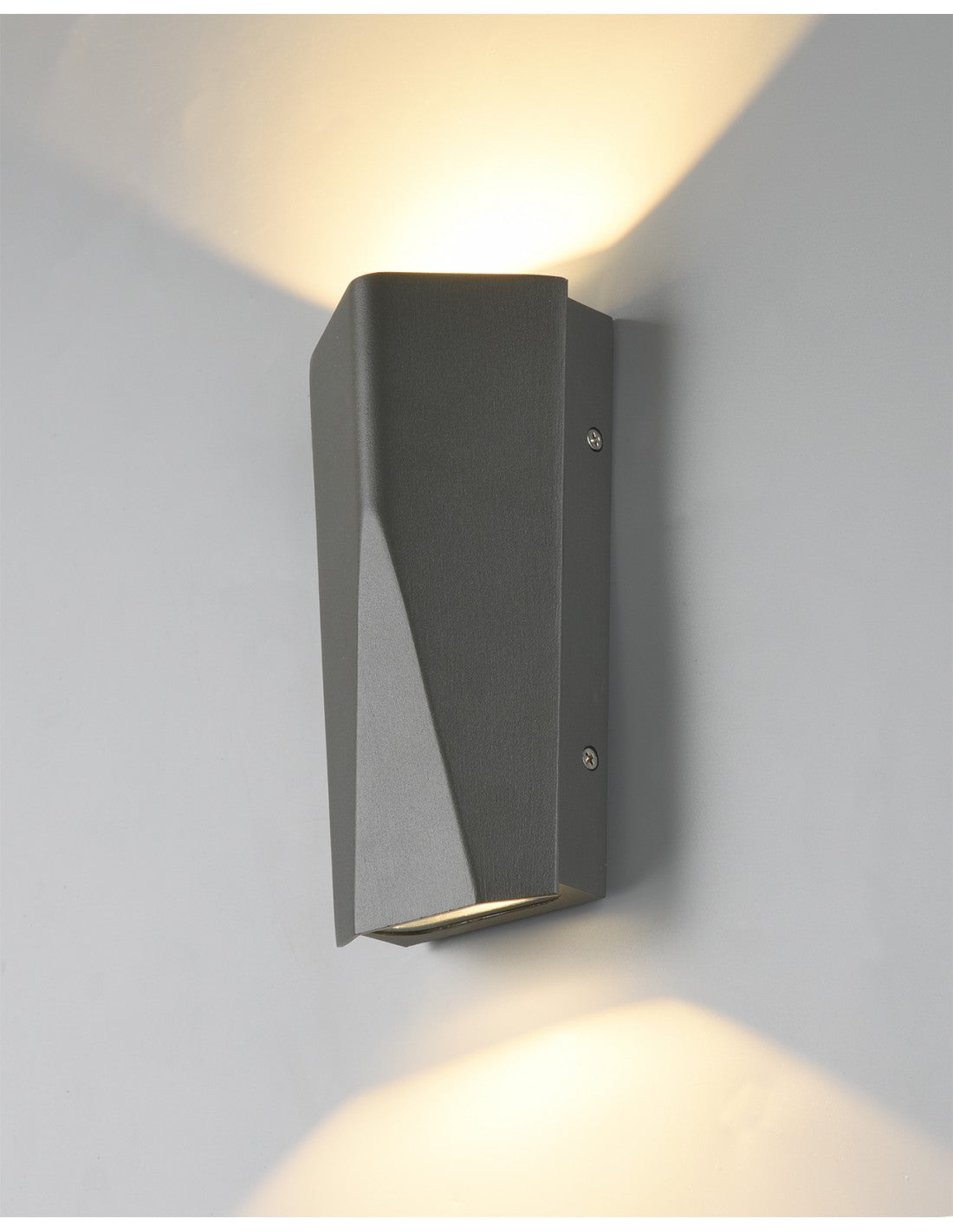 Tay Aplique Led IP65 Antracita Doble Luz Trio Lighting